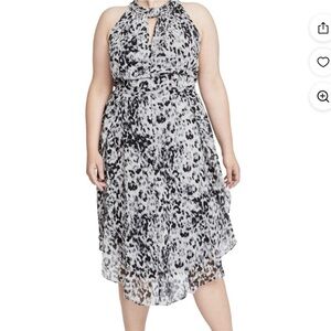 NWT RACHEL Rachel Roy Ruffled Halter Sundress Plus Size 18W